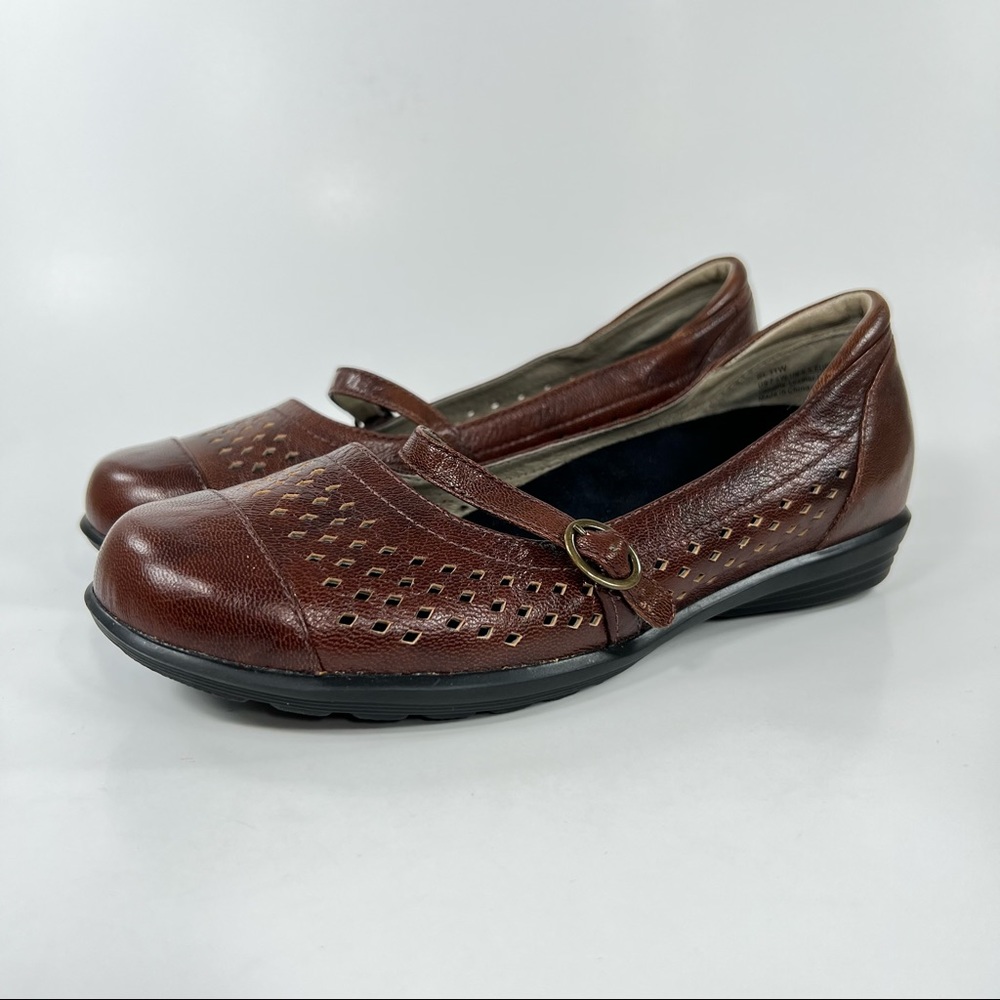 Aetrex Alana Women's Brown Mary Janes Comfort Shoe EL31W